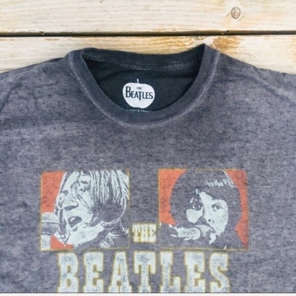 Apple Corp The Beatles Cropped Graphic Tee XL - Picture 8 of 11